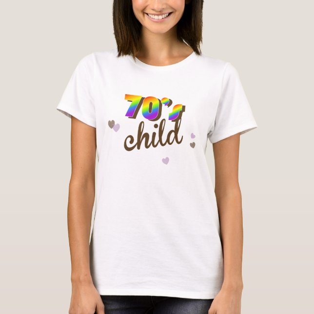 T-shirt Enfant des années 70 (Devant)