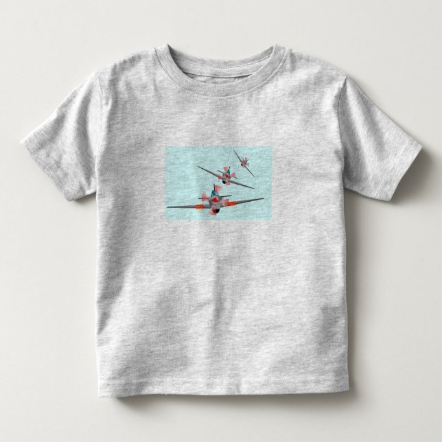 T-shirt enfant "Dogfight avion". (Devant)