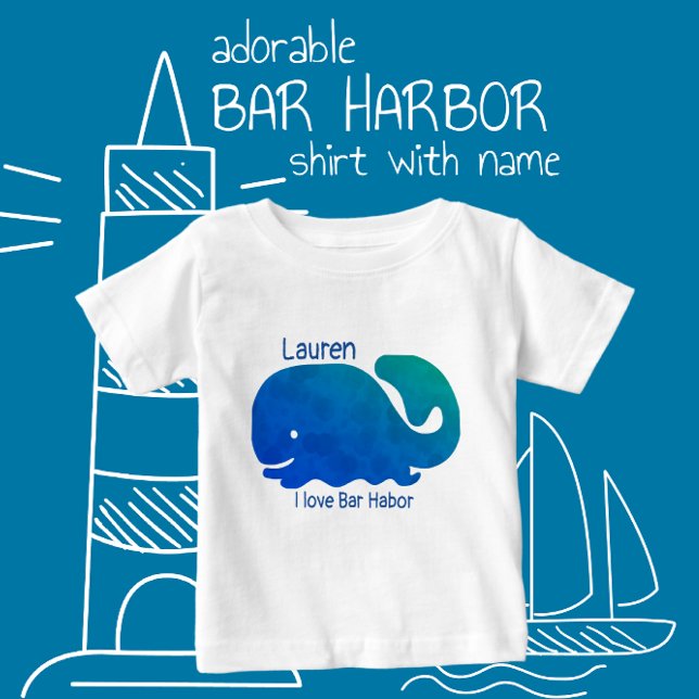 T-shirt enfant du Bar Harbour Maine (Créateur téléchargé)