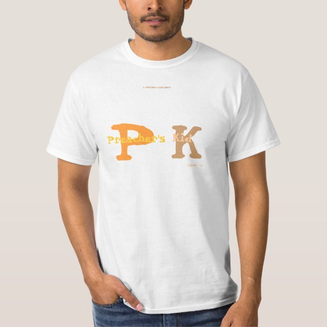 T-shirt Enfant du prédicateur s (Devant)