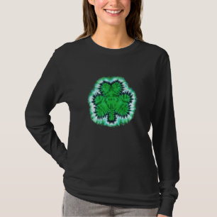 T-shirt Enfant En Bas âge Adultes Vert Shamrock Tie Dye St