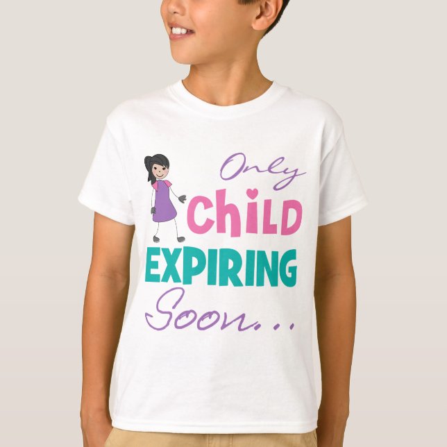 T-shirt Enfant Expirant Bientôt (Devant)