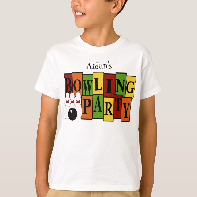 T-shirt Enfant fait sur commande de fête d'anniversaire de (Devant)