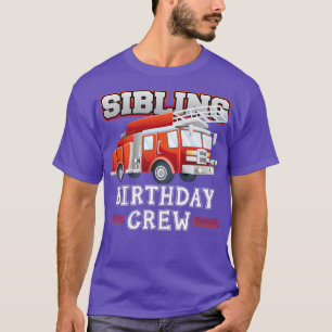 T-shirt Enfant frère d'équipage camion d'incendie pompier