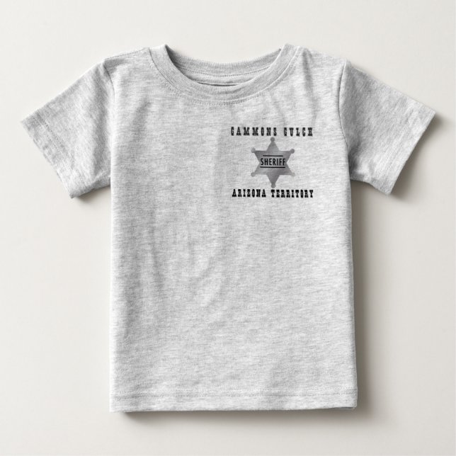 T-shirt enfant Gammons Gulch Sheriff (Devant)