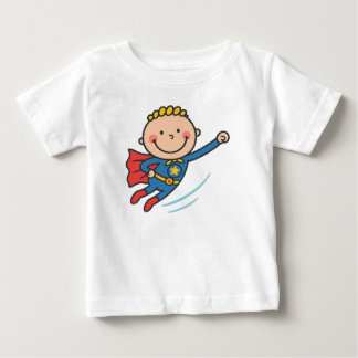 T-Shirt Enfant Garçon Super-Héros de Dessin Animé 