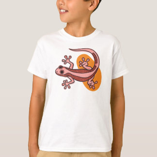 T-shirt enfant Gecko Rose – Tee-shirt Lézard Color