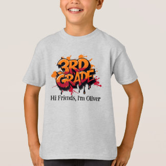 T-shirt enfant graphique personnalisé - Retour à l