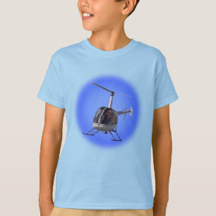 T-shirt Enfant Hélicoptère Chemise Hélicoptère po