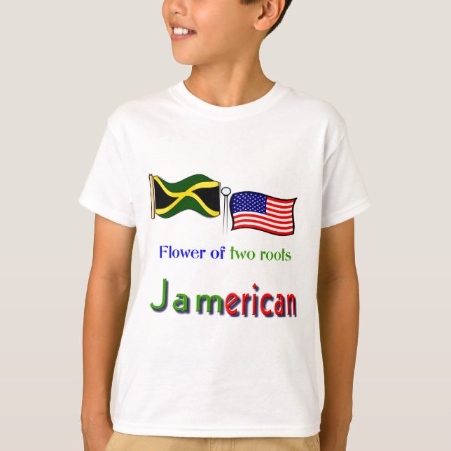 t-shirt enfant jamericain (Devant)