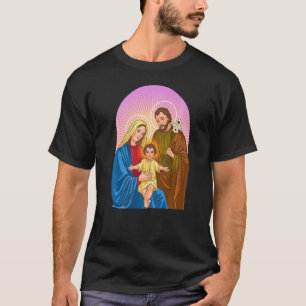 T-shirt Enfant Jésus Vierge Marie et saint Joseph