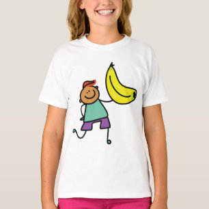 T-shirt Enfant Joueur tenant une grande banane jaune