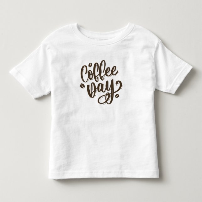 T-shirt enfant journée café (Devant)