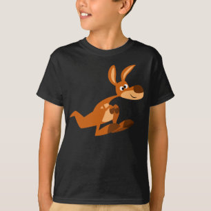 T-shirt enfant Kangaroo Silly Cartoon