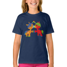 T-shirt enfant licorne LGBTQIA cartoon mignon