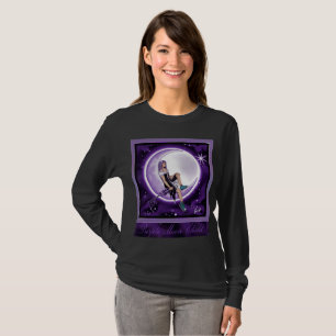 T-shirt enfant lune violette