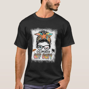 T-shirt Enfant mineur hors service Messy Bun Vacances été