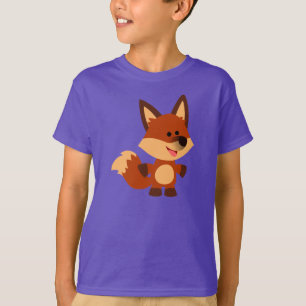T-shirt enfant moelleux Innocent Cartoon Fox