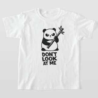 T-shirt enfant “NE ME REGARDE PAS” Funny Panda