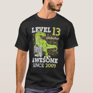 T-shirt Enfant Niveau 13 Déverrouillé Awesome 2009 13 O/O 