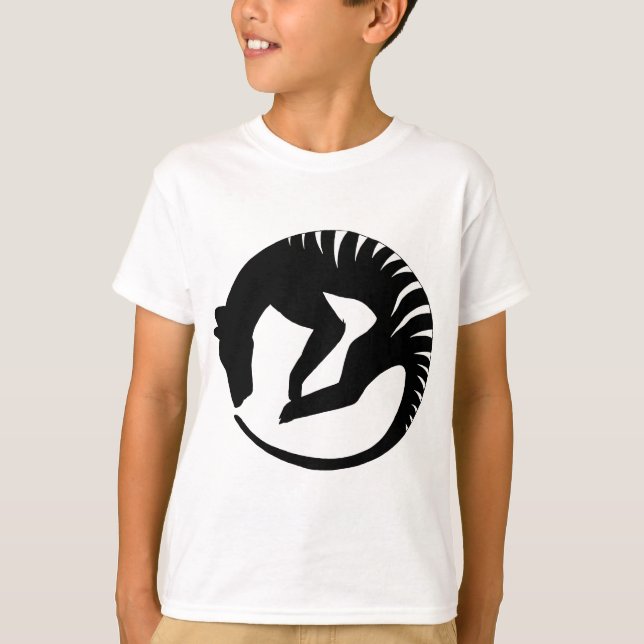 T-shirt Enfant (noir) vivant de Thylacine (Devant)