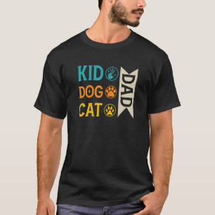 T-shirt Enfant Papa Chien Papa Chat Papa Paw God For Men F