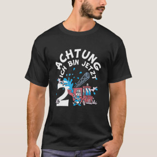 T-shirt Enfant pompier anniversaire en tant que pompier la