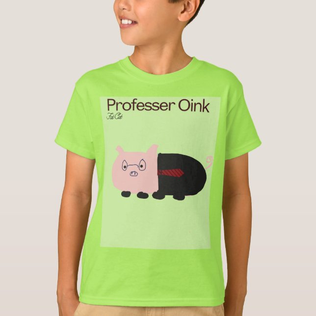 T-shirt enfant professeur de graisse chat ami membre chemi (Devant)