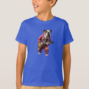 T-Shirt Enfant Rock Star Bouledogue