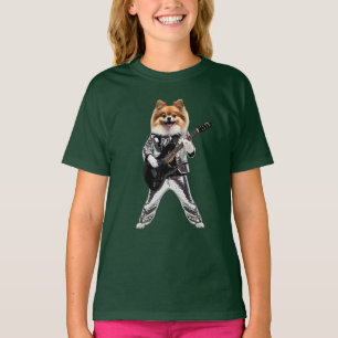 T-Shirt Enfant Rock Star Poméranien