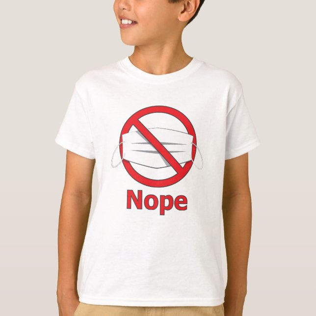 T-shirt enfant sans masque (Devant)