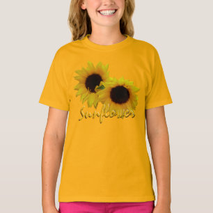 T-shirt Enfant Tournesol T-shirt Fille Tournesol