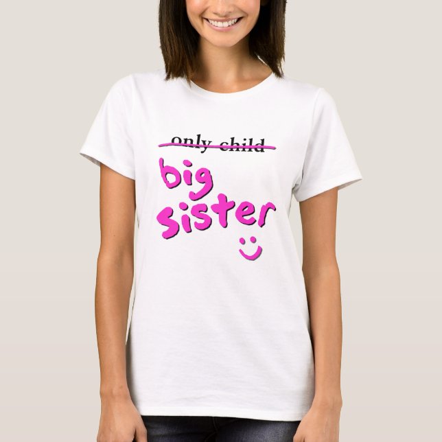 T-shirt Enfant unique/grande soeur (Devant)
