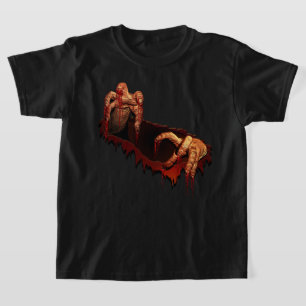 T-shirt enfant zombie chemise ringard zombie sangl
