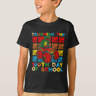 T-shirt Enfants 100 Jours D'École Crushing Le 100E Jour De