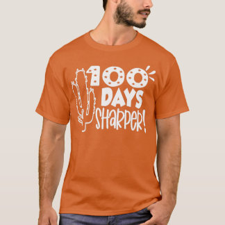 T-shirt Enfants 100e Jour de l'école 100 Jours Cactus Shar
