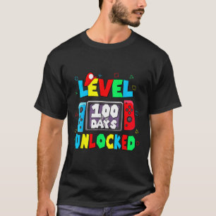 T-shirt Enfants 100ème De L'École Chemise Niveau 100 Jours