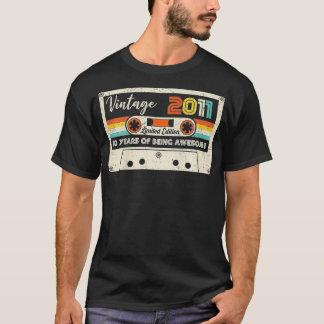 T-shirt Enfants 10 ans Cadeaux Vintage 2011 Edition limité