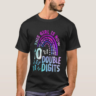 T-shirt Enfants 10e anniversaire Cadeau Cette fille est ma