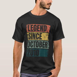 T-shirt Enfants 10e anniversaire Cadeaux Âge 10 ans Légend