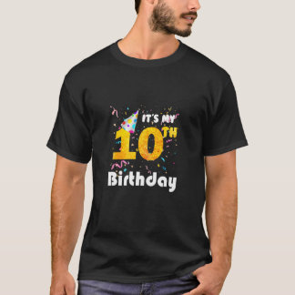 T-shirt Enfants 10E Anniversaire C'Est Mon 10E Anniversair