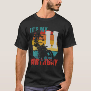 T-shirt Enfants 11 ans - Enfant d'anniversaire - Vélo de n