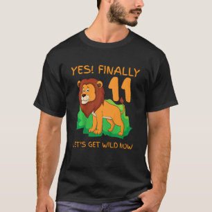 T-shirt Enfants 11 Onze 11e fête d'anniversaire gâteau Lio