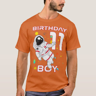 T-shirt Enfants 11e anniversaire Astronaut 11 ans Annivers