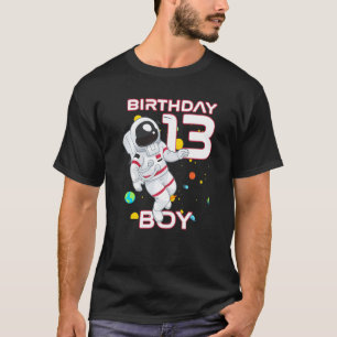 T-shirt Enfants 13 ans Anniversaire Astronaut 13e annivers