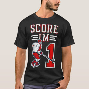 T-shirt Enfants 1er anniversaire Hockey sur glace Garçon U