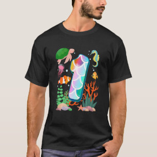 T-shirt Enfants 1er anniversaire Poisson Tetra Aquarium So