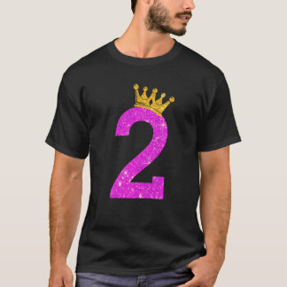 T-shirt Enfants 2 ans 2e anniversaire Filles Ados Enfants 