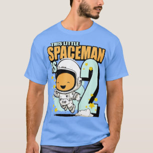 T-shirt Enfants 2 ans Anniversaire Garçon astronaute 2e an