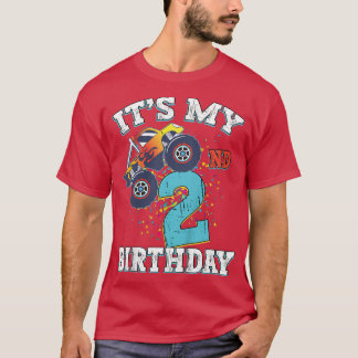 T-shirt Enfants 2 ans Garçon fille C'est mon 2e anniversai